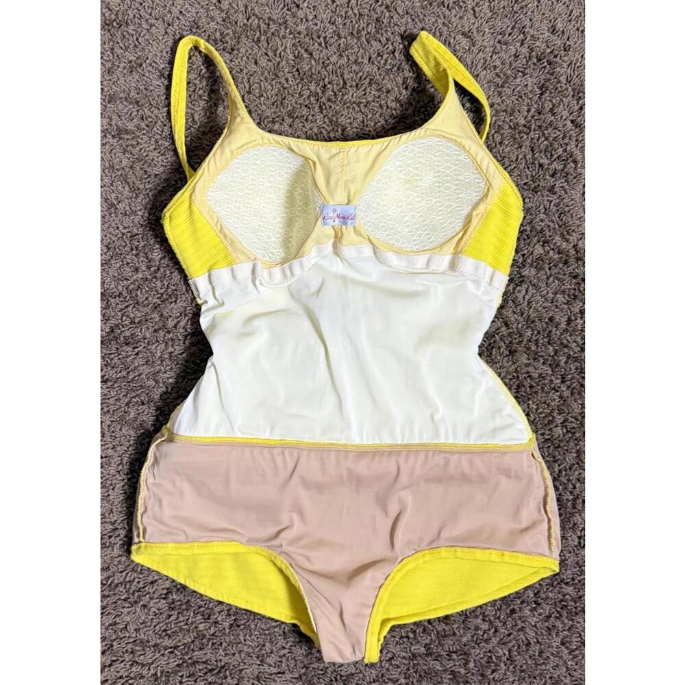 Vintage 1960’s Yellow Swimsuit from Rose Marie Reid M/L Pinup Playsuit - Picture 10 of 10